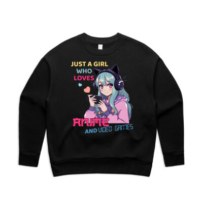 Anime Gamer - Womens Crew  Thumbnail
