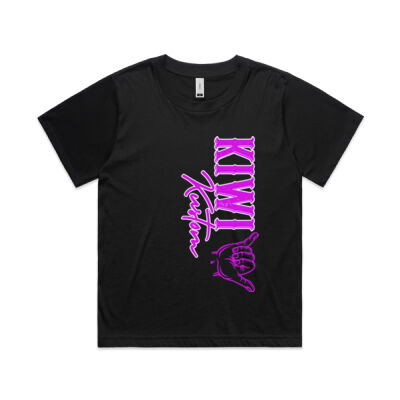 Kiwi Kustom Pink -  Womens T Shirt Thumbnail