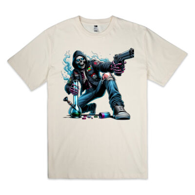 Bong Skull - Unisex T Shirt Thumbnail