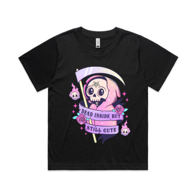 Dead Inside But Still Cute - Womens T Shirt Thumbnail