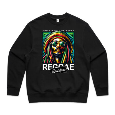 Dont Worry Be Happy - M/Unisex Crew Neck Thumbnail