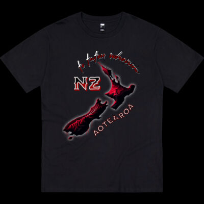 NZ Aotearoa Red - Unisex T Shirt Thumbnail