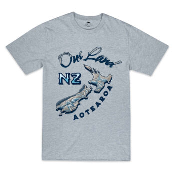 NZ Aotearoa Blue - Unisex T Shirt Thumbnail